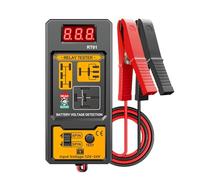 Auto del tester della batteria, analizzatore di batterie automatico digitale, scanner professionale diagnostico da 12 V/24 V, materiale durevole, indicatore del problema relè, garage motociclistic