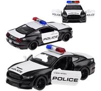 Auto della polizia in metallo Ford Mustang Shelby GT350 1:32 con luci e suoni