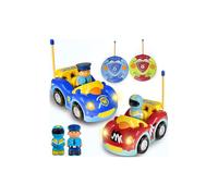 Auto della polizia RC e giocattoli radiocomandati da corsa RC per bambini e ragazzi, confezione da 2