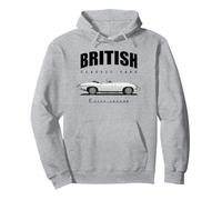 Auto d'Epoca Britanniche - Jaguar Tipo E Felpa con Cappuccio
