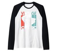 Auto d'epoca, Classico Americano Muscolo Retro Rides Hot Rod Maglia con Maniche Raglan