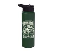 Auto d'epoca Hot Rod Custom Men Classic Car Stainless Steel Insulated Water Bottle