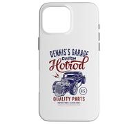 Auto d'epoca Hotrod Garage Dennis Design di Dennis Custodia per iPhone 16 Pro Max