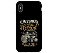 Auto d'epoca Hotrod Garage Dennis Design di Dennis Custodia per iPhone X/XS