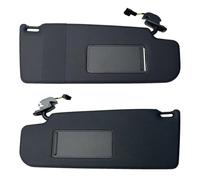 auto destra sinistra parasole Auto Nero Anteriore Sun Visor Pannello Con Specchio Per Il Trucco Parasole Per VW Per Golf 4 Per Jetta Per MK4 Per Passat Per B5 Per Beetle(Black 1pair)