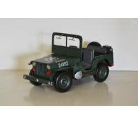 Auto Di Latta Nostalgia Modello Auto D'Epoca Marca Jeep Willys Modello L 28 Cm