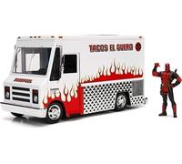 Auto Die-cast Di Marvel Deadpool E Taco Truck, Veicolo In Scala 1:24