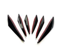 Auto Diffusore A Labbro Paraurti Anteriore Per Mondeo MK3 MK4 Per Focus 2 MK2 F150 Per Fiesta Per Fusion Per Ranger C-max Per Kuga 2023 Accessori(Nero)