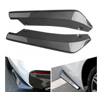 Auto Diffusore paraurti Posteriore per Transit Custom Crew Cab 2013-2023, Spoiler Posteriori Angolo avvolgimento Posteriore Labbro Angolo Splitter Diffusore,B/Carbon Black