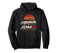 Auto d'importazione retrò JDM Culture Midnight Run Felpa con Cappuccio