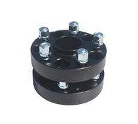 Auto Distanziali Ruote Bullone Adattatore Ruota 2 Pezzi 5 * 114,3|5x4,5"|70,3 Mm|filettatura 1/2|15|20 Mm(Nero,20mm)