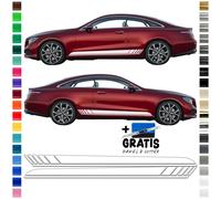 Auto-Dress Strisce Laterali, Set Adesivi per Mercedes E-Klasse C238 AMG One
