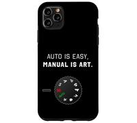 Auto è facile, manuale è arte. Per fotografi professionisti Custodia per iPhone 11 Pro Max