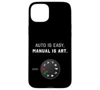 Auto è facile, manuale è arte. Per fotografi professionisti Custodia per iPhone 15 Plus