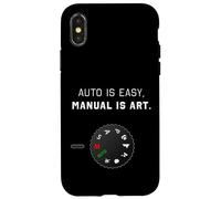 Auto è facile, manuale è arte. Per fotografi professionisti Custodia per iPhone X/XS