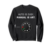 Auto è Facile, Manuale è Arte. per fotografi Professionisti Felpa