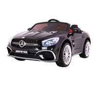 Auto Elettrica 12 V Mercedes SL65 nera - Pack lusso
