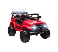AUTO ELETTRICA AIYAPLAY IT370-430V90RD - Ride-On per 3-5 Anni con Telecomando, Luci LED, Batteria 12V