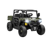 AUTO ELETTRICA AIYAPLAY IT370-444V90GN - Ride-On per 3-8 Anni con Telecomando, Musica, Luci LED