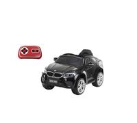 Auto elettrica Bmw x6M nera per bambini, telecomando per genitore, porta usb, età 3+