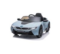 HOMCOM Macchina Elettrica per bambino Licensed BMW I8 Coupe con telecomando,batteria 6V,musica, Velocità 3km/h, per bambino 3-8 anni,blu Aosom