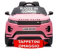 Auto Elettrica Macchina per Bambini 12V Range Rover Evoque con Ruote in Gomma e