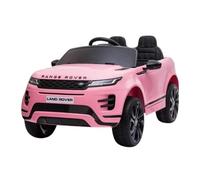 Auto Elettrica Macchina per Bambini Land Rover Evoque 12V Con Monitor 4 Pollici Luci LED Suoni Mp4 Telecomando Bluetooth (Rosa)
