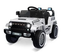 Auto elettrica per bambini, 1 posti, 12 V, con telecomando genitoriale, Quad Veicolo elettrico con Bluetooth,E fari a LED, auto elettrica per tutti i terreni a 3 velocità regolabili per bambini 3+