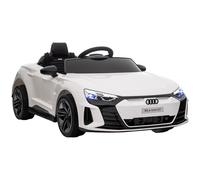 Auto Elettrica Per Bambini 3-5 Anni Con Telecomando, Sospensioni E Clacson, 103x58x41 Cm, Bianca E Nero