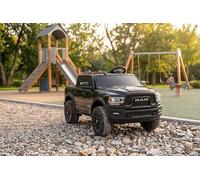 Auto elettrica per bambini Dodge RAM 2500 "Rebel 24 V, con sedile in pelle, 2 posti e pneumatici in EVA