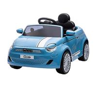 Biemme by Bcs Macchina Elettrica per Bambini Fiat 500e 12V da 3+ Anni colore Azzurro - 42122