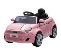 AUTO ELETTR FIAT 500E ROSA 12V 4,5AH R/C 2,4GHZ