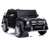 Auto Elettrica Per Bambini Mercedes EVA Pelle LED RC MP3 USB Nera