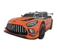 Auto Elettrica per Bambini Mercedes GT3 Arancione 12V con Telecomando