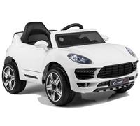Auto Elettrica Per Bambini Sportiva Con LED MP3 USB SD Bianca