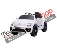 Auto Elettrica per Bambini Volkswagen Maggiolino New Beetle Small 12V R/Comando
