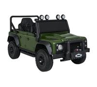 Auto elettriche 24 V per bambini Land Rover Defender 24 V, 1 posto, telecomando RC, verde, 1-5 anni