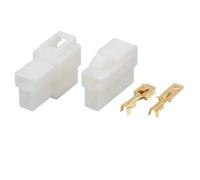Auto Elettrico Connettore Femmina Alloggiamento Cavo Terminale 6,3mm 30 Set