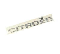 Auto Emblema Adesivo per Citroen C3 2009-2013, Bagagliaio Adesivo Scritta Logo Adesivo Anteriore Cofano Logo Adesivo Lettere di Emblema in ABS per Auto Accessori,Silver