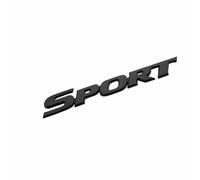 Auto Emblema Adesivo per Fiat 500X,Autoadesivo 3D Metallo Corpo Stemma Sticker Decal Griglia Tronco Lettera Numeri Distintivo Logo Styling Accessori Auto,SPORTBlack