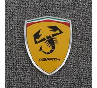 Auto Emblema per Abarth 595 2016-2023, Logo Adesivo Fregi Stemma Logo Auto Distintivo Adesivi in Metallo 3D per Cofano Anteriore e Posteriore Carrozzeria Accessori,B