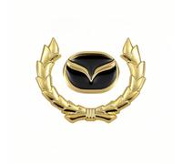 Auto Emblema per Mazda 2 2022 2023, Logo Adesivo Fregi Stemma Logo Auto Distintivo Adesivi in Metallo 3D per Cofano Anteriore e Posteriore Carrozzeria Accessori,S