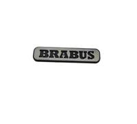 Auto Emblema per Smart EQ A453 2018 2019, Logo Adesivo Fregi Stemma Logo Auto Distintivo Adesivi in Metallo 3D per Cofano Anteriore e Posteriore Carrozzeria Accesorios,Brabus-Silver