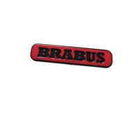 Auto Emblema per Smart Fortwo A453 2014-2019, Logo Adesivo Fregi Stemma Logo Auto Distintivo Adesivi in Metallo 3D per Cofano Anteriore e Posteriore Carrozzeria Accesorios,Brabus-Red