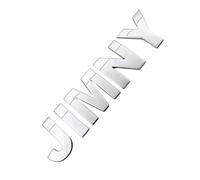 Auto Emblema per Suzuki Jimny 2018-2023, Cofano Emblema Bagagliaio Trunk Logo Adesivo Fregi Stemma Logo Auto Distintivo Adesivi in Metallo per Anteriore Posteriore Accessori,2.5 cm-Silver