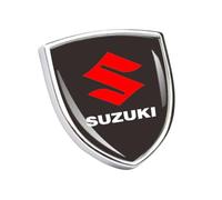 Auto Emblema per Suzuki SX4 S-Cross 2021 2022 2023, Logo Adesivo Fregi Stemma Logo Auto Distintivo Adesivi in Metallo 3D per Cofano Anteriore e Posteriore Carrozzeria Accesorios,1PC