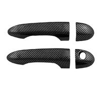 Auto Esterno Maniglia Per Ghibli Per Quattroporte Per Levante Maniglia Esterna Porta A Foro Singolo Copertura Protettiva Accessori Protezione Antigraffio(2 Doors Carbon Fiber Pattern)