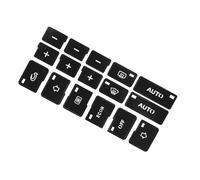 Auto Etichette Pulsanti Compatibile Con A4 Per B6 Per B7 2000-2004 Adesivi Per La Riparazione Dei Pulsanti Controllo Clima Dell'auto Adesivi Decorazioni Per Lo Styling Dell'auto