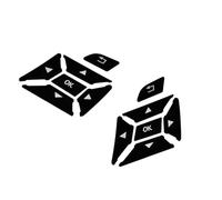 Auto Etichette Pulsanti Compatibile Con Benz Per GLA180 Per GLA200 Per GLA250 Per AMG 2013-2016 Adesivo Per Rivestimento Interruttore Volante Pulsante Auto