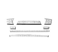 Auto Etichette Pulsanti Compatibile Con Bmw Per E70 E71 X5 X6 2008-2013 Adesivi Per La Copertura Del Pannello Del CD Del Condizionatore D'aria Dell'auto Con Paillettes